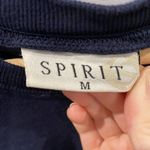 Spirit Jersey  Michigan Womens Medium Shirt Navy Blue Long Sleeve Anchors Lake Photo 2