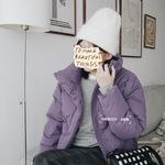 Aritzia  purple super puff jacket Photo 2