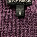 EXPRESS Purple V-Neck Sweater Photo 1