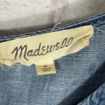 Madewell  Medium Denim Tiered Blouse Photo 7