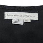 Pilcro and the Letterpress Pilcro Anthropologie Black Mini Dress Small Short Sleeves Button Cuffs Oversized Photo 5