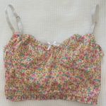 Princess Polly  Floral Crop Top - Pink, Yellow, Blue Photo 0
