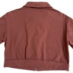 ALL THE WAYS Stasia Zip Up in Brown Brown Size XS Photo 5
