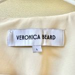 Veronica Beard  Kensington Knit Button Jacket Ivory Sz L Photo 6