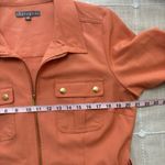 Sharagano Women's Short Sleeve Casual Shirt Dress with Front Pockets Size 14 Photo 10