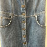 Reformation  Camille denim button fromt sleeveless dress in Kasai wash size 2 Photo 5