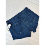 L'Agence NWT L’AGENCE AUDREY Denim Shorts Cream & Blue Raw Hem Mid Rise Bundle Size 25 Photo 10