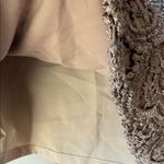 Vince Camuto V-Back Metallic Lace Sheath Dress Size 2 Photo 7