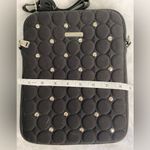 Rebecca Minkoff Black Quilted Studded Neoprene iPad Tablet Crossbody Bag Photo 5