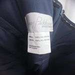 Jenny Packham Navy Dress JP1008 Midnight Sleeveless Rhinestone Accent 2 New Blue Photo 6