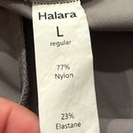 Halara Gray High Waisted Drawstring Pocket Plain Full Length Joggers Large Photo 11