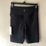 Johnny Was NWT  Calme Endurance  Black Bike Shorts Sz M Photo 1