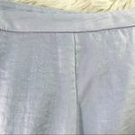 The Jetset Diaries THE JETSET DIARIES Purple Satin Midi Skirt Draped Ruffle Thigh Slit Large New Photo 10