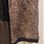 Free People  BROWN & BLACK LACE TOP SIZE SMALL LOTS OF STRETCH NYLON/POLY/SPANDEX Photo 7
