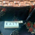 EAST Black Velvet Jacket With Red Buds Size M Photo 3