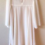 H&M Ivory Beaded Babydoll Dress Photo 1