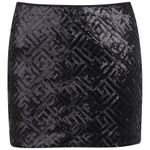 Tristan Black Sequin Mini Skirt Blue Size undefined Photo 0