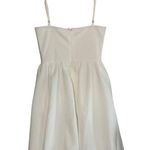 SheIn White Spaghetti Strap Fit & Flare Dress Petite S graduation party wedding dance Photo 1