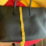 Carolina Herrera  RED LEATHER SHOPPER TOTE HANDBAG Photo 12