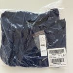 J.Crew NWT Sheer Lace-trim Button-up Shirt Dot Crinkle Chiffon Dark Evening Photo 3