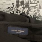 Piazza Sempione  | Wide Leg High Rise Trousers Black Wool Blend Italian 44 Photo 7