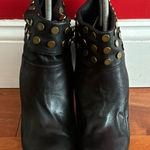 Marc by Marc Jacobs Marc by Jacobs Short Boots High Heels Leather Logo Studs 37.5 Photo 0