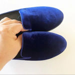 FitFlop ‎ Superskate Mule Midnight Navy Velvet Blue Size 5 New Photo 2