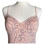 Victoria's Secret  Womens 34B Pink Snakeskin Underwire Lingerie Maxi Gown Dress Photo 1