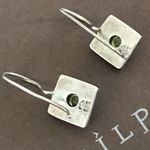Silpada  Sterling Silver Peridot French-wire Earrings Photo 3