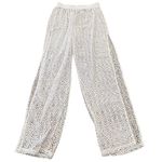 Peixoto White Lace EVY Cover up pants Size Extra Large Photo 7