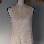 Monteau Sleeveless Lace Top/Blouse Size Medium Photo 0