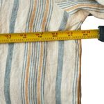 Faherty | Beach Days Rialto Tunic Striped Linen Dress Luciano Stripe Size Large Blue Photo 6