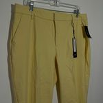 Liverpool Jeans Company NWT Stitch Fix Liverpool Kelsey Knit Trousers In Yellow Size 16/33 Photo 2