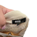 Anthropologie Current Air Dress Mini Sweater Ruffle Crewneck Beige Size Small Photo 10