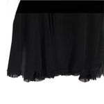 Max Studio black skirt with lots of pleats and ruffle bottom. Size Small. EUC Photo 1