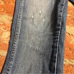 AMO size 25 Babe wash Divebar Destroy frayed hem straight distressed blue jeans Photo 6