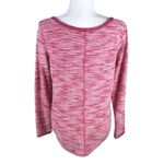 Riders By Lee  Pink & White U-Neck Top Size S Photo 3