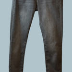 H&M Gray Wash Distressed Skinny Denim Jeans Grunge Casual Pants Size 27W 30" # Photo 0