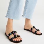 Kurt Geiger London Octavia Sandal Slide Suede Leather Bejeweled Size 41 (10) Photo 0