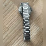 Bulova Vintage Ladies Watch White Dial Stainless Stretch Bracelet New Crystal Photo 6