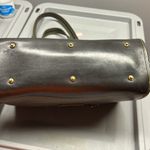 Dooney & Bourke Blue/Yellow/Black Leather Cabrio Top Zip Shoulder Made in USA Photo 4