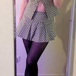 Urban Outfitters  Kimchi Blue Raquel Crop Vest & Pleated Mini Skirt Set Photo 5