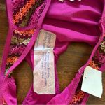 Becca Driftwood Adela Crochet Hipster Bikini Bottom Swim Pomegranate NWT Size XS Photo 4