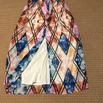 Lila Rose Lily Rose maxi dress lined back slit large L polyester pretty Photo 5