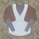 ZARA Geometric Long Sleeve Top Photo 1