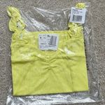 BP Yellow Ruffle Strap Tank Top NWT Photo 4
