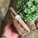 Coach Authentic Signature floral coated canvas/leather zip wristlet Photo 3