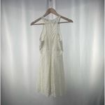 Likely  Sleeveless Lace Fit & Flare Mini Dress‎ in White Size 0 Photo 7