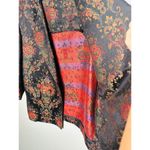 Vintage ANNE PINKERTON Floral Blazer Oversized Pants Set 90s Retro Size 12 Black Photo 11