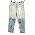 BLANK NYC Womens High Rise Tie Dye The Madison Crop Jeans White Blue 27 NWT Photo 1